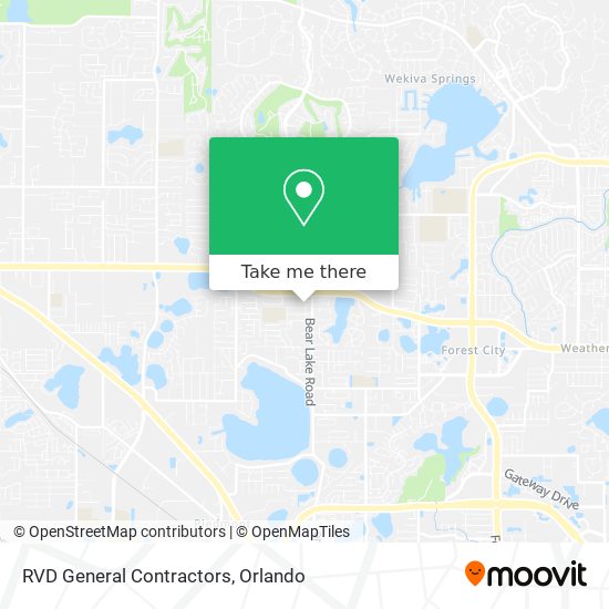 RVD General Contractors map