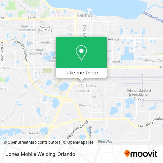 Jones Mobile Welding map