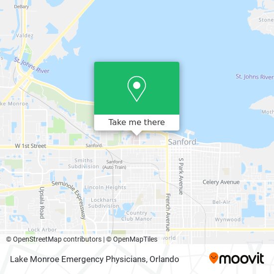 Mapa de Lake Monroe Emergency Physicians