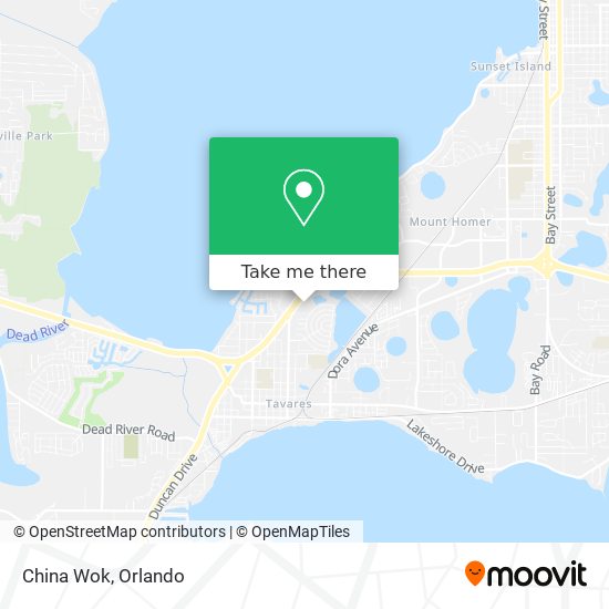 Mapa de China Wok