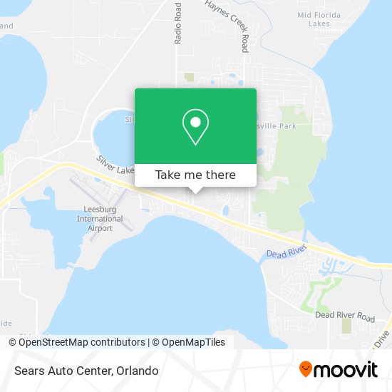 Mapa de Sears Auto Center