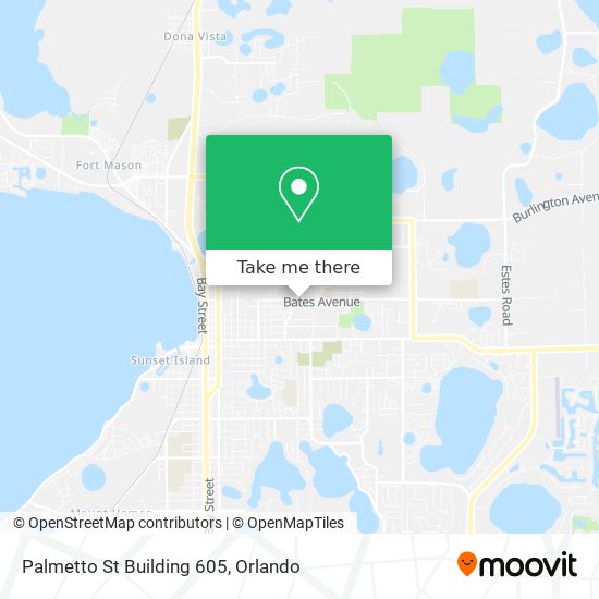 Palmetto St Building 605 map