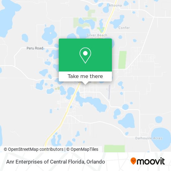 Anr Enterprises of Central Florida map