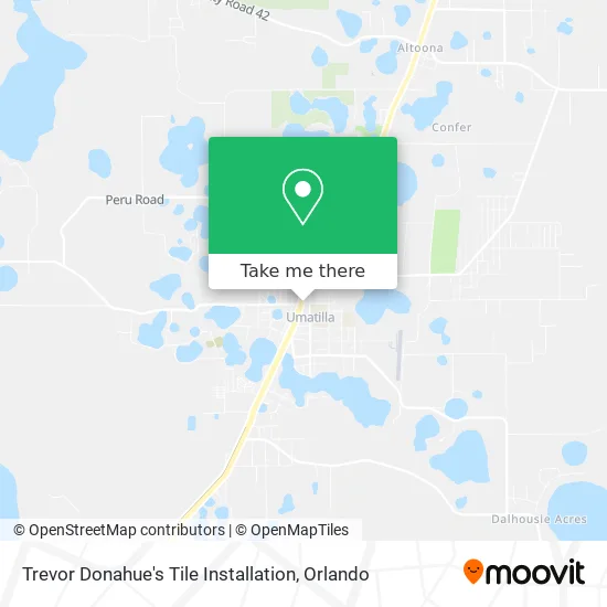 Trevor Donahue's Tile Installation map