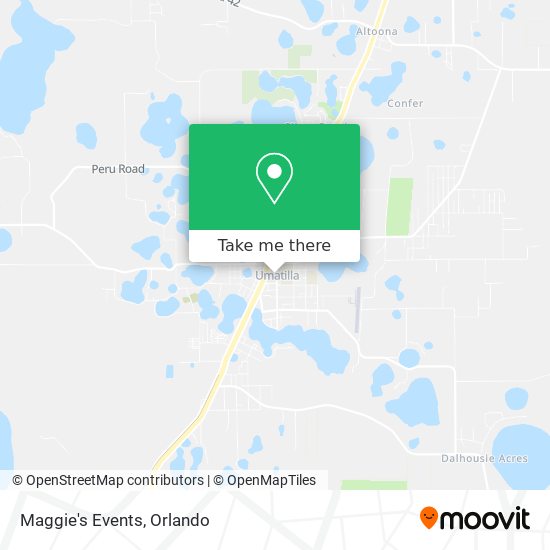 Maggie's Events map