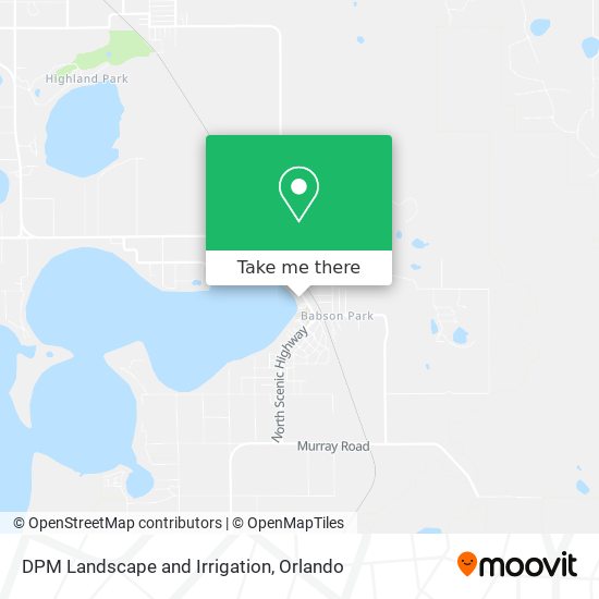 Mapa de DPM Landscape and Irrigation