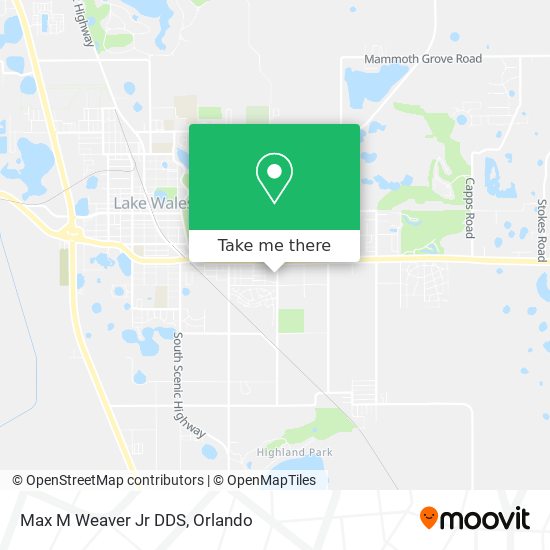 Mapa de Max M Weaver Jr DDS