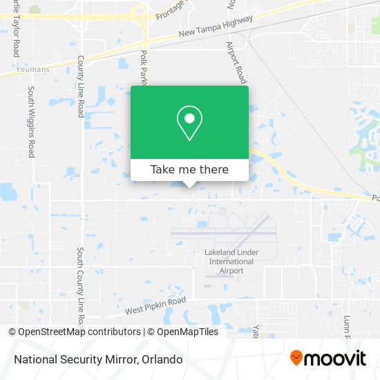 National Security Mirror map