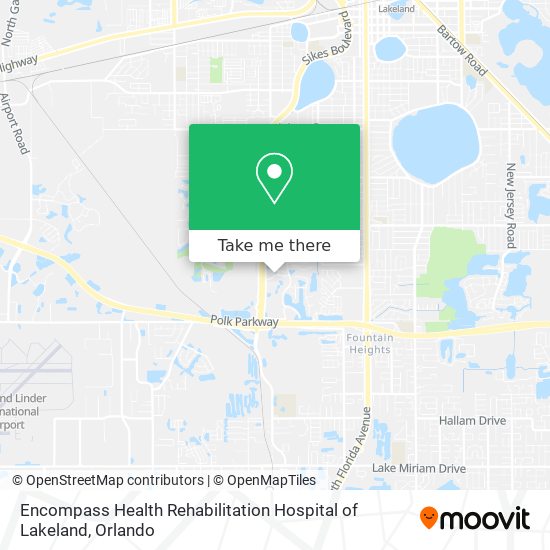 Encompass Health Rehabilitation Hospital of Lakeland map