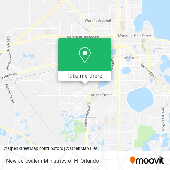 Mapa de New Jerusalem Ministries of Fl