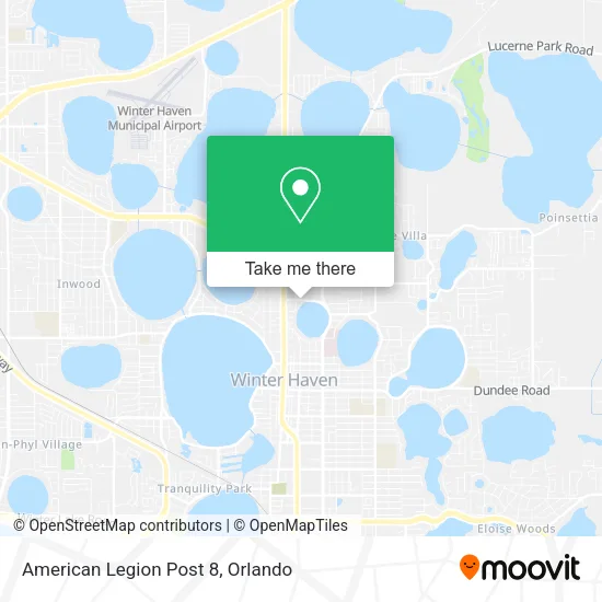 Mapa de American Legion Post 8