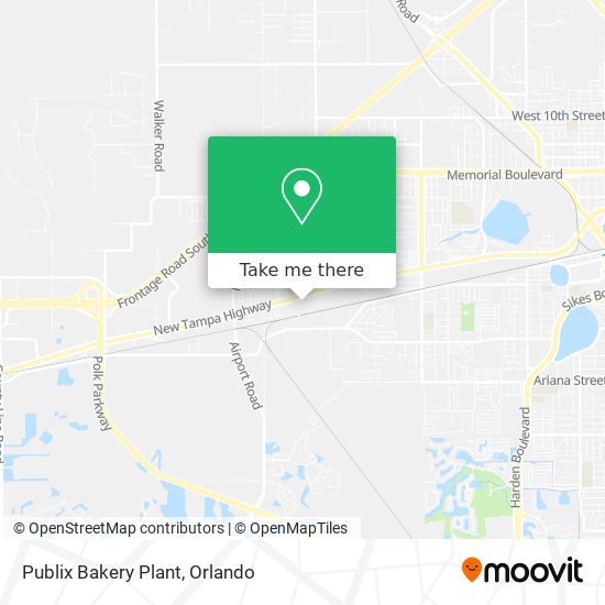 Publix Bakery Plant map