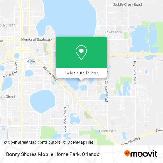 Bonny Shores Mobile Home Park map