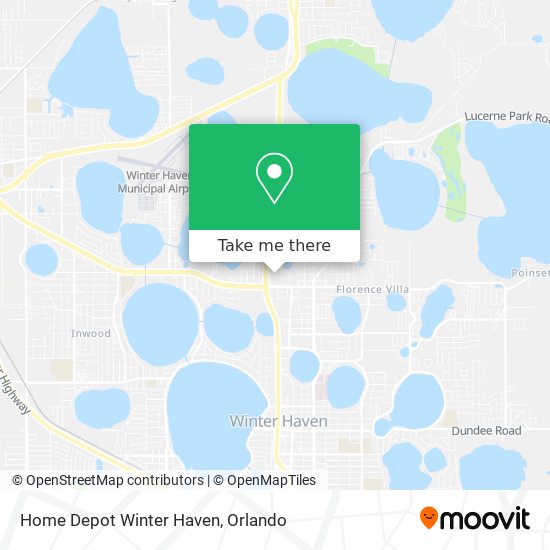 Mapa de Home Depot Winter Haven