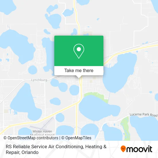 RS Reliable Service Air Conditioning, Heating & Repair map