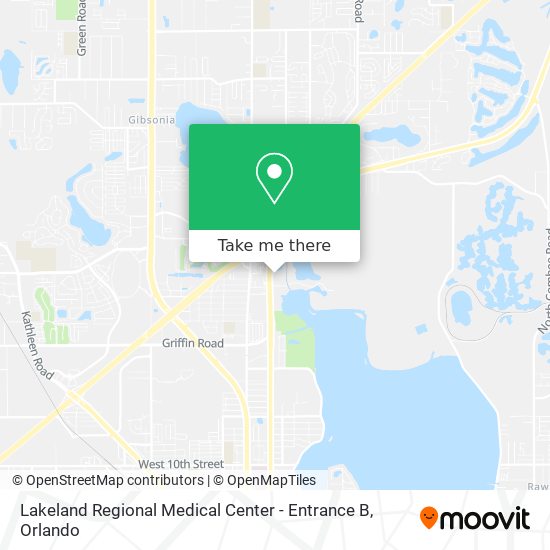 Lakeland Regional Medical Center - Entrance B map