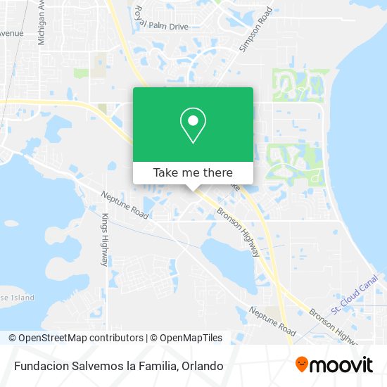 Mapa de Fundacion Salvemos la Familia