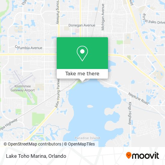Mapa de Lake Toho Marina
