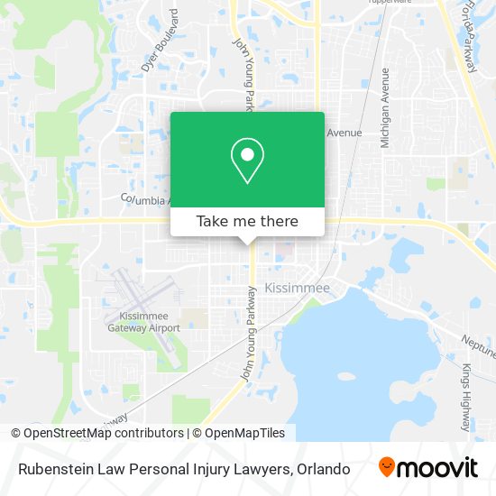 Rubenstein Law Personal Injury Lawyers map