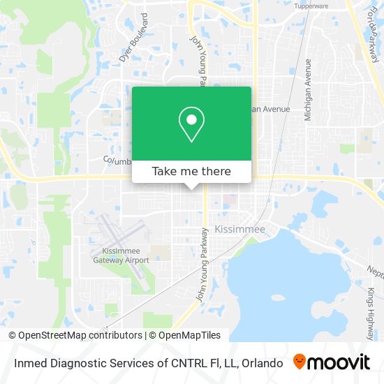 Inmed Diagnostic Services of CNTRL Fl, LL map