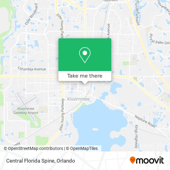 Central Florida Spine map