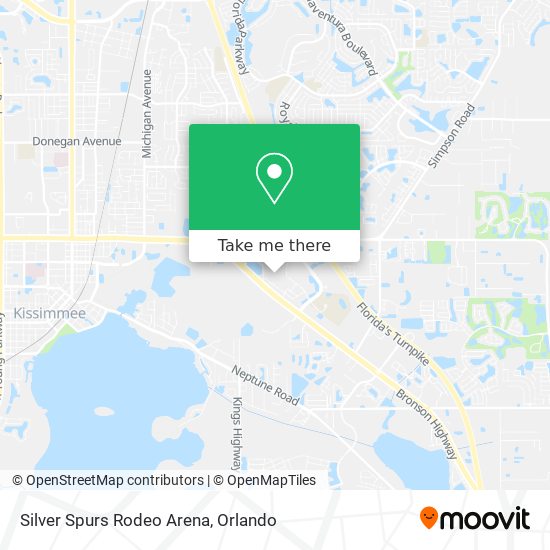 Silver Spurs Rodeo Arena map