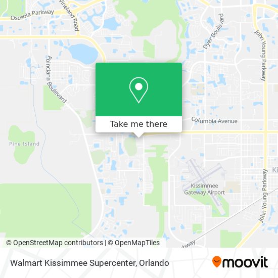 Walmart Kissimmee Supercenter map