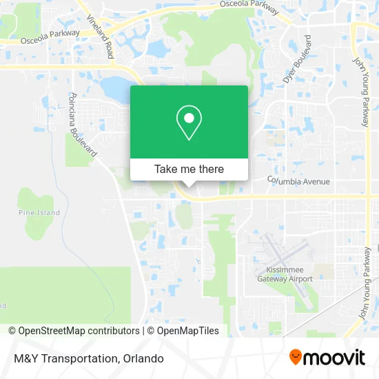 Mapa de M&Y Transportation