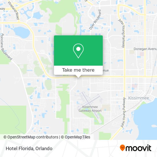 Hotel Florida map