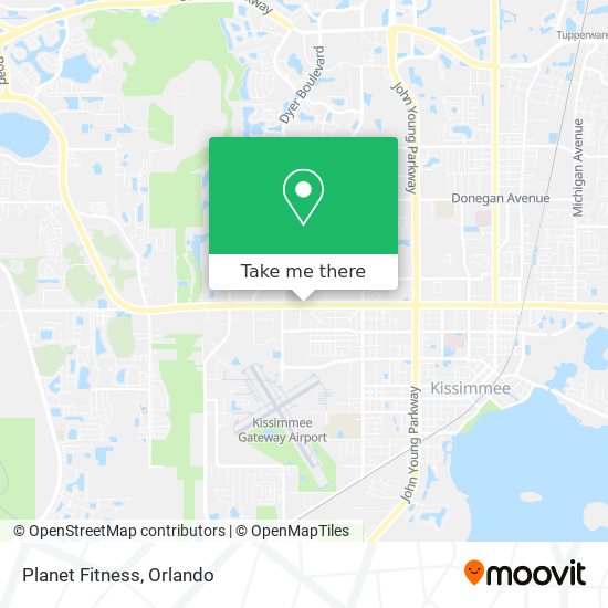 Planet Fitness map