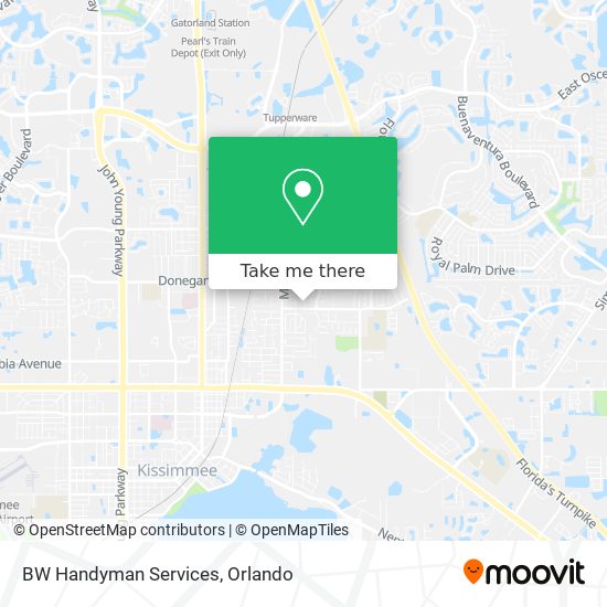 BW Handyman Services map