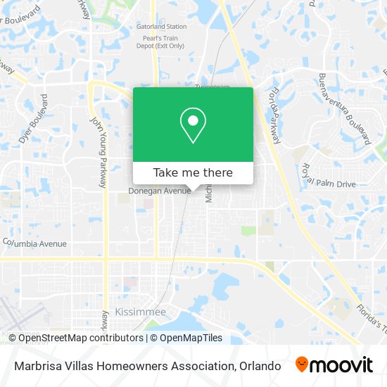 Mapa de Marbrisa Villas Homeowners Association