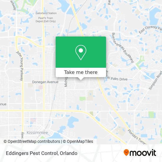 Eddingers Pest Control map