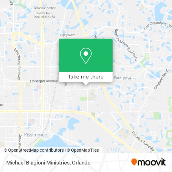 Michael Biagioni Ministries map