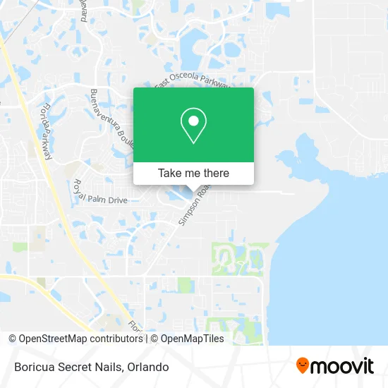 Boricua Secret Nails map