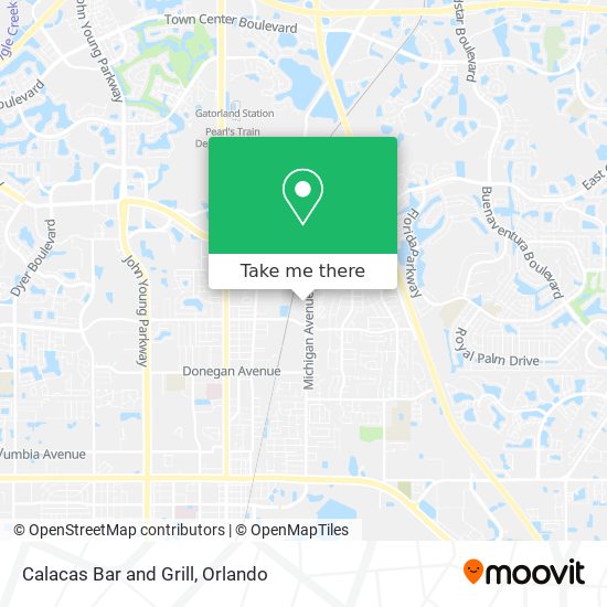 Mapa de Calacas Bar and Grill