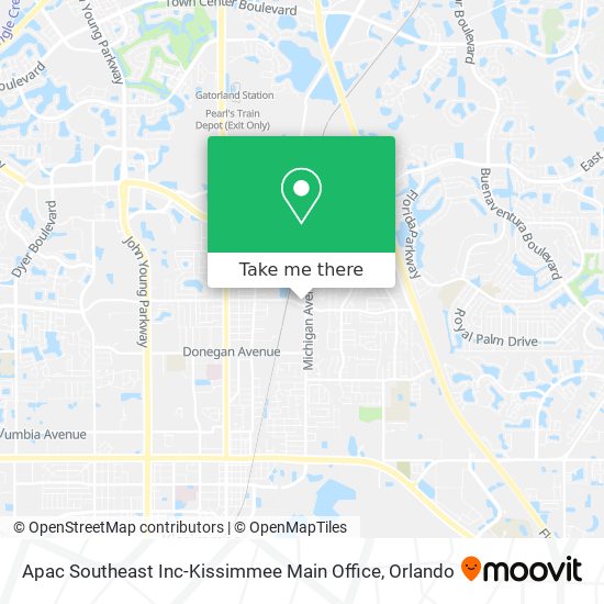 Mapa de Apac Southeast Inc-Kissimmee Main Office