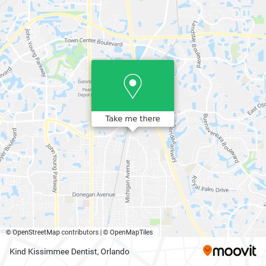 Mapa de Kind Kissimmee Dentist