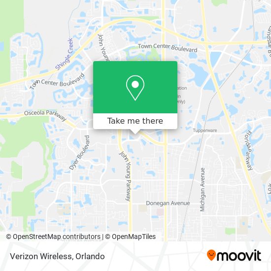 Mapa de Verizon Wireless
