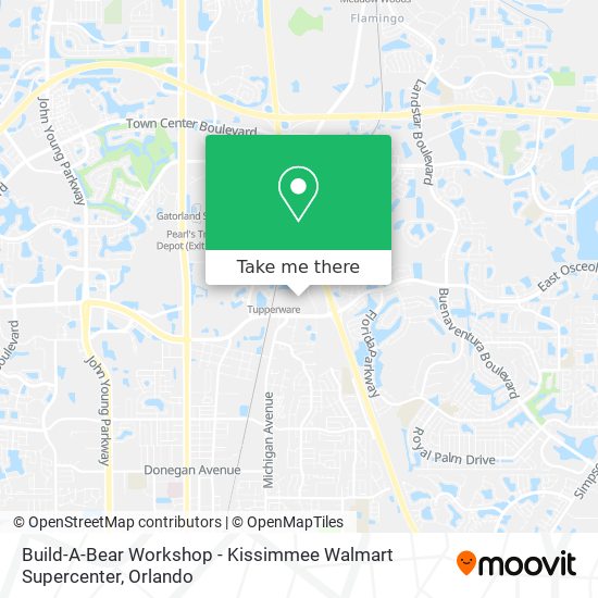 Build-A-Bear Workshop - Kissimmee Walmart Supercenter map