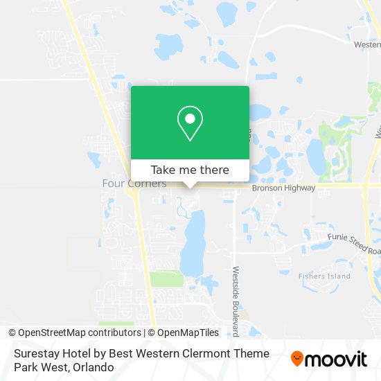 Mapa de Surestay Hotel by Best Western Clermont Theme Park West