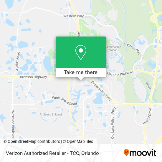 Verizon Authorized Retailer - TCC map