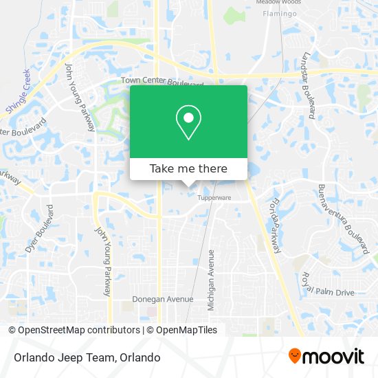 Orlando Jeep Team map