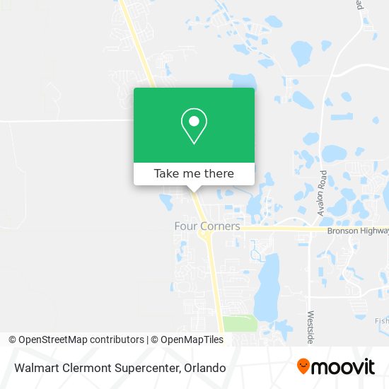 Walmart Clermont Supercenter map