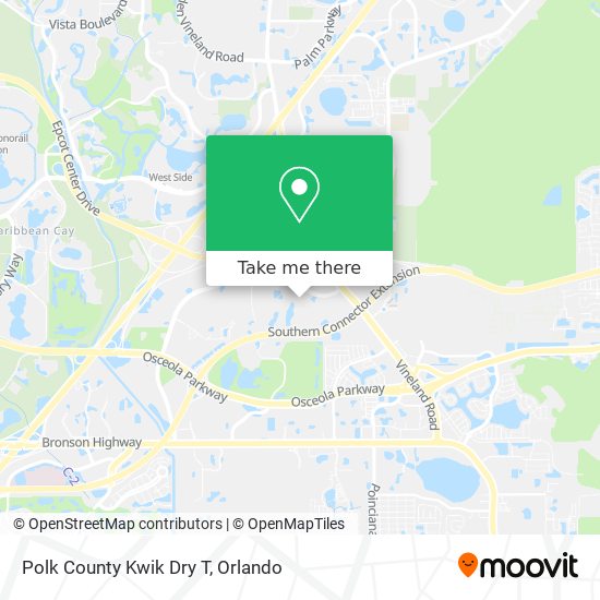 Polk County Kwik Dry T map