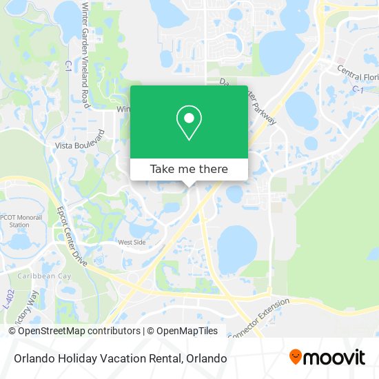 Orlando Holiday Vacation Rental map