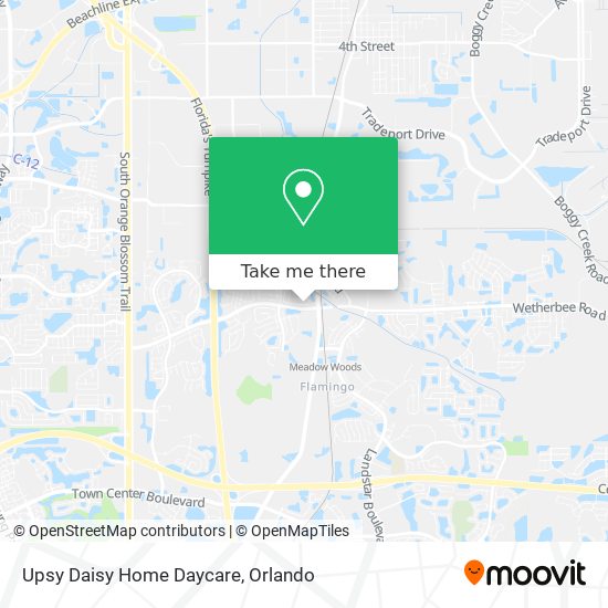 Upsy Daisy Home Daycare map