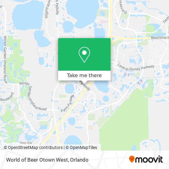 Mapa de World of Beer Otown West
