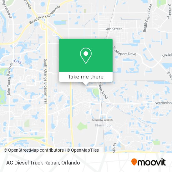 AC Diesel Truck Repair map
