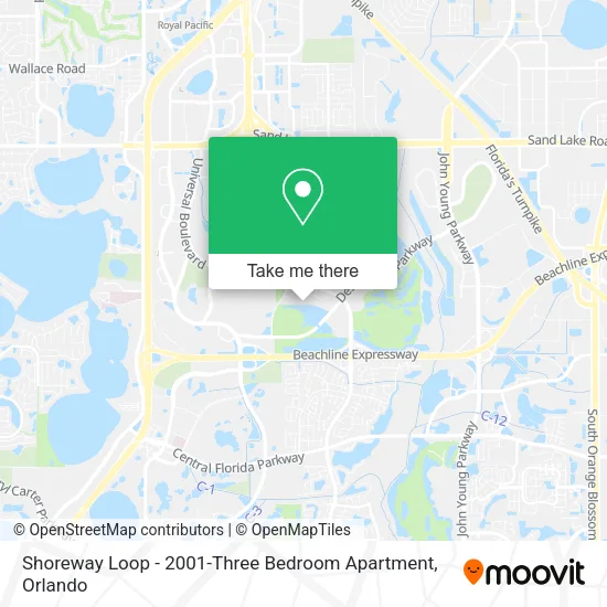 Shoreway Loop - 2001-Three Bedroom Apartment map